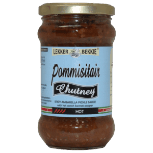 Lekkerbekkie pommistair chutney Samstoko